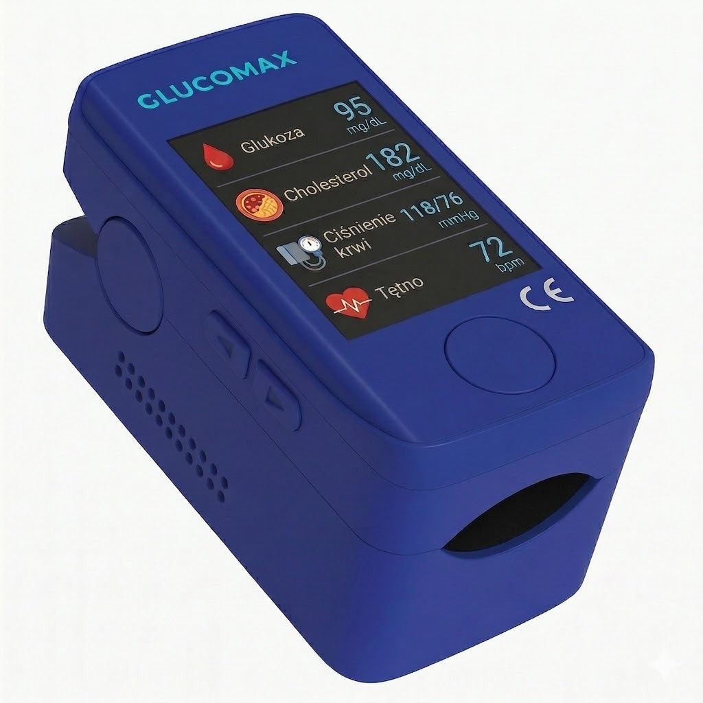 GlucoMax – Kontrola 3 w 1: Glikemia, Ciśnienie Krwi i Cholesterol
